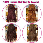Burmese Curly Hair Wig 360 13x4 Deep Water Wave Pre Plucked Lace Frontal Wig 13x6 HD Lace Front Wigs Human Hair For Black Women