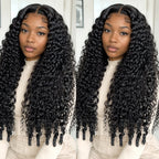 Burmese Curly Hair Wig 360 13x4 Deep Water Wave Pre Plucked Lace Frontal Wig 13x6 HD Lace Front Wigs Human Hair For Black Women