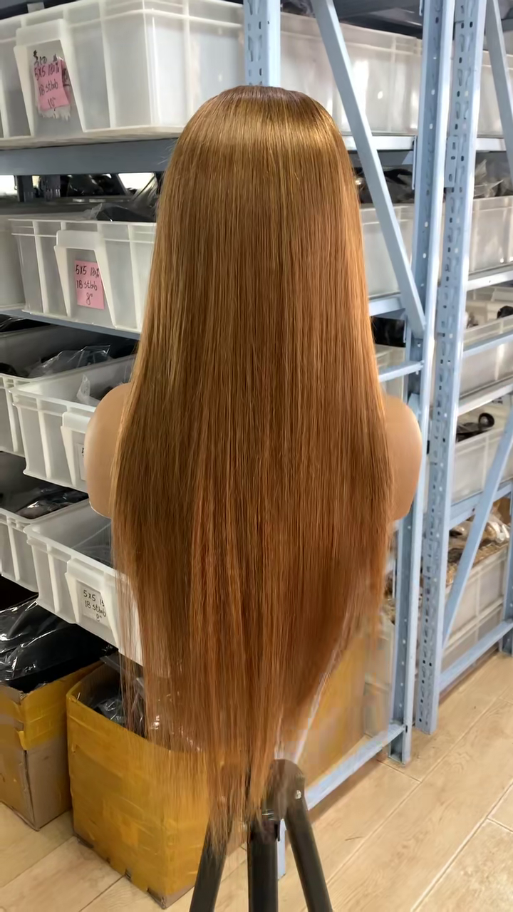 1 piece 20 inch straight 2x6 lace closure wig,  370 gram ,6 color, 15A grade