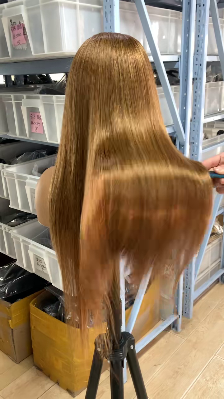 1 piece 20 inch straight 2x6 lace closure wig,  370 gram ,6 color, 15A grade